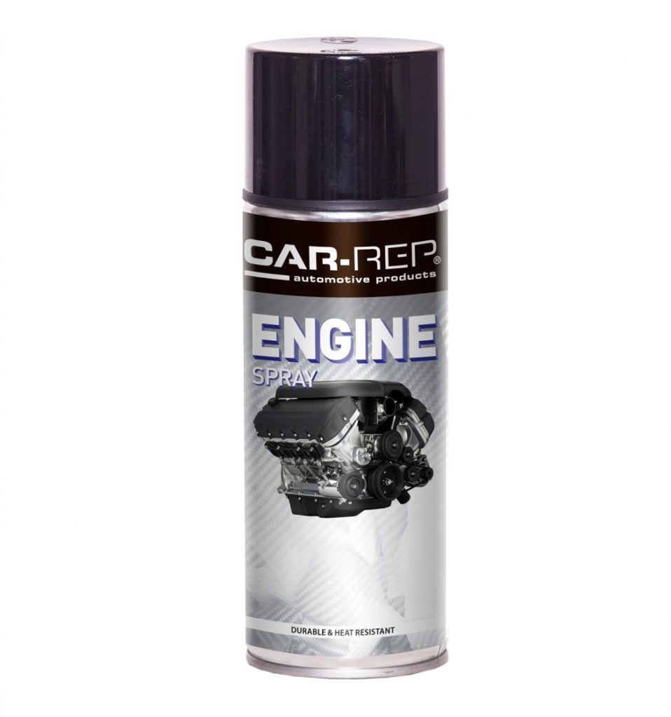 Engine Spray Paint BLACK RAL9005 400ml Engine Block Transmission Parts ...