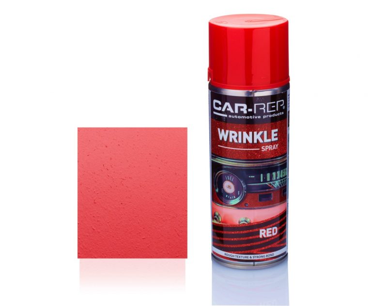 Wrinkle Crackle Paint RED 400ml Valve Cover Plastics Metal Dashboards