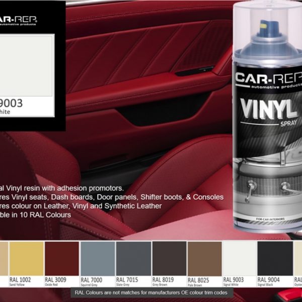 Vinyl Paint RAL1001 Beige Leather Seats Shifters Door Panels 400ml