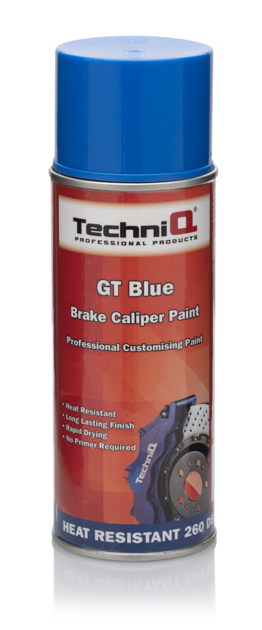 TechniQ GT Blue Brake Caliper Paint 400ml Spray, High Temperature Paint