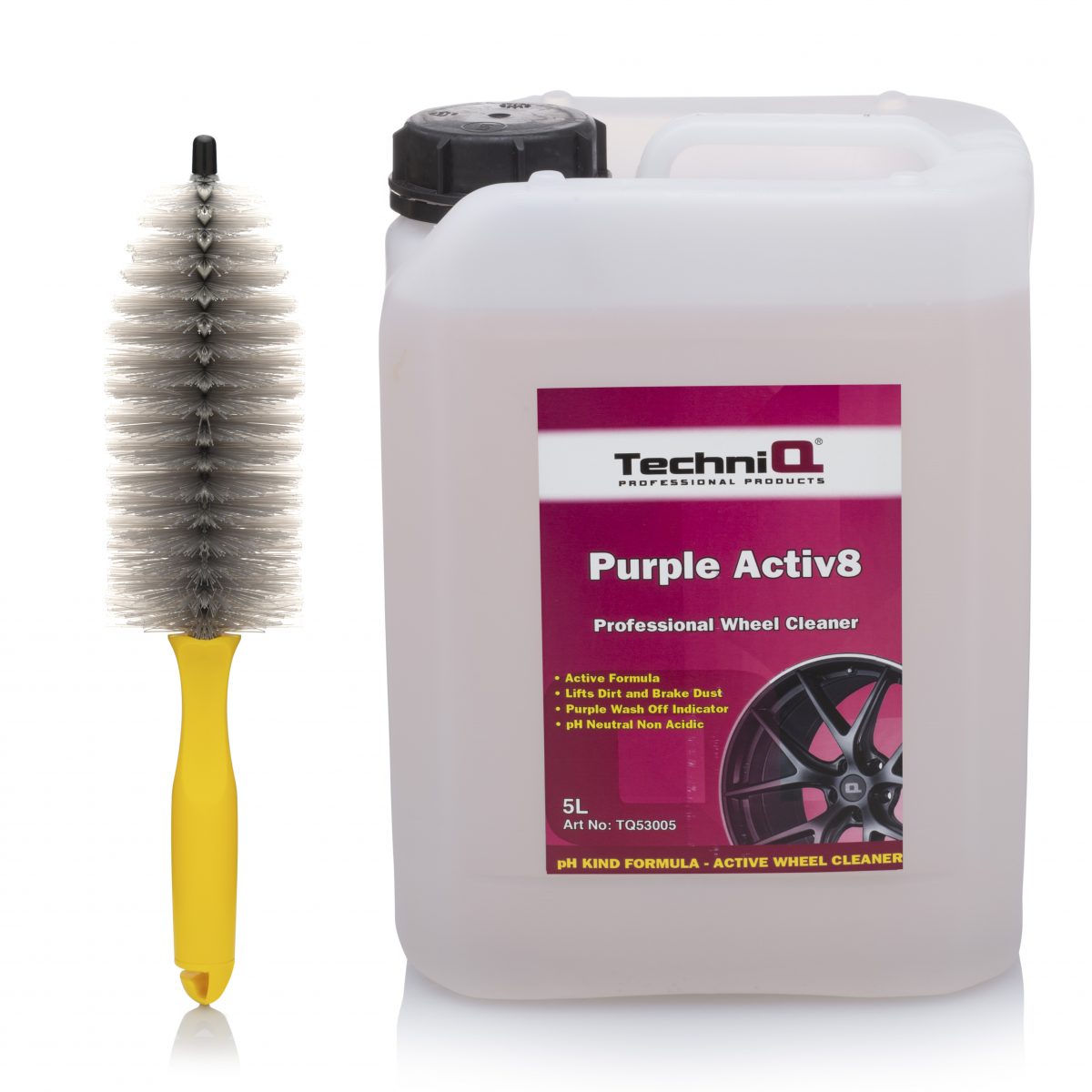 Alloy Wheel Paint Touch Up STUTTGART CARBON GREY METALLIC 2 in 1 Brush