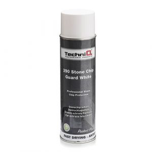 TechniQ 390 White Stone Chip Paint 500ml Can Anti Corrosive Protection ...