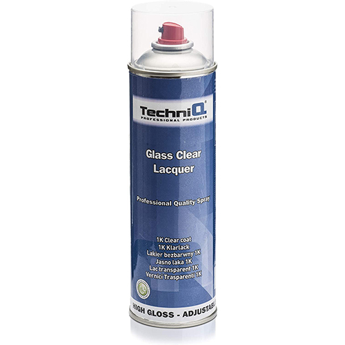 TechniQ Glass Clear Coat 500ml Clear Lacquer High Gloss Spray x 3 Cans -  TechniQ