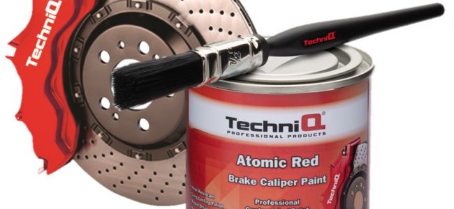 Atomic Red Caliper and Brush