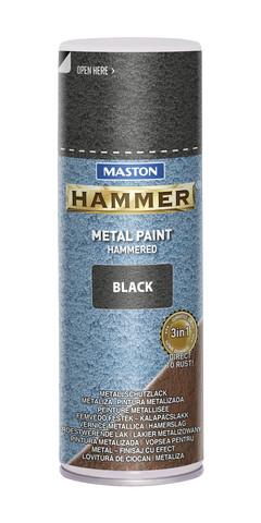 Spray Hammer hammered Black 400ml - TechniQ